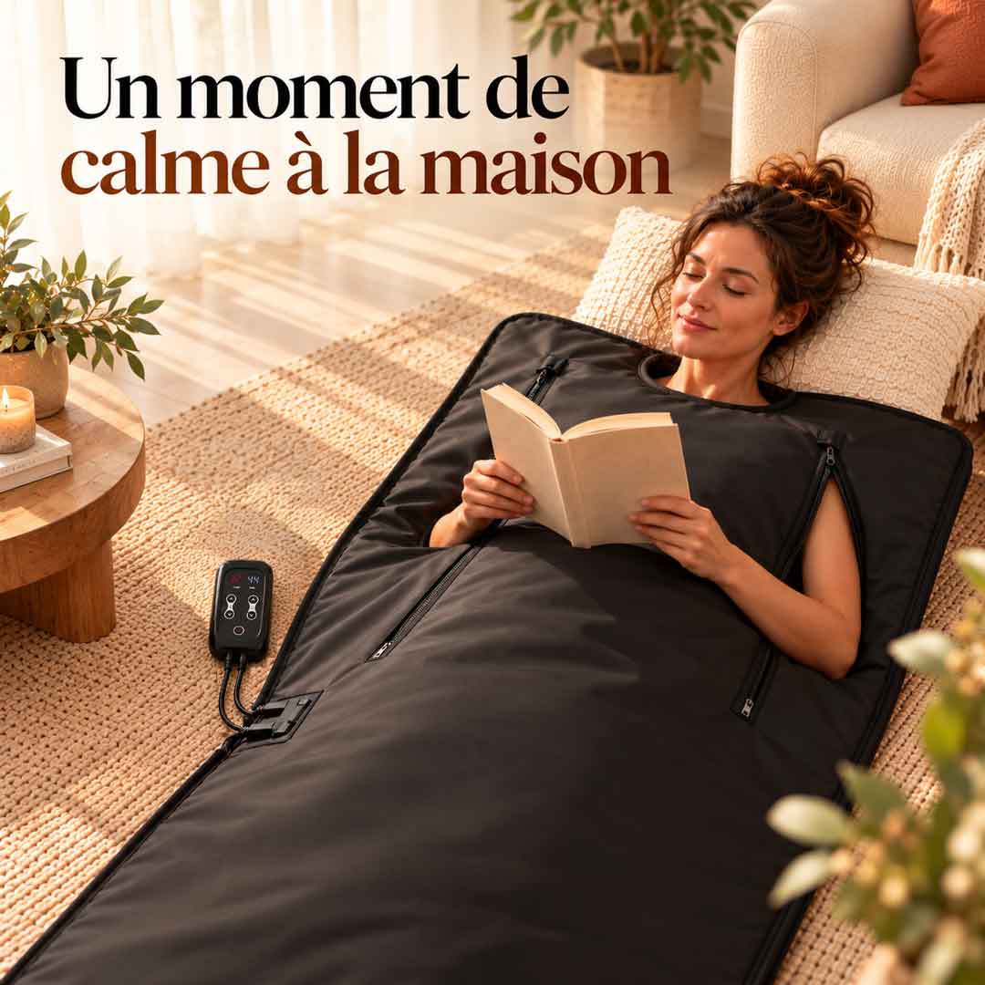 Couverture sauna infrarouge pour un moment de calme à la maison