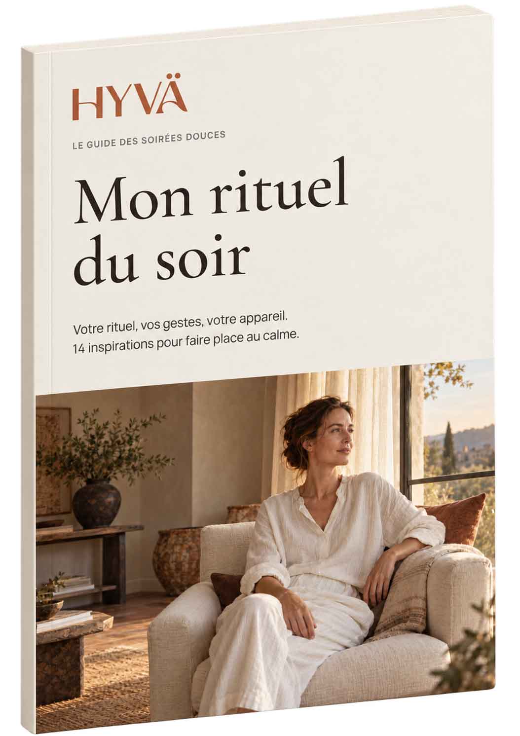 Guide Mon rituel du soir, offert pour l'achat d'un sauna ou d'un hammam HYVÄ