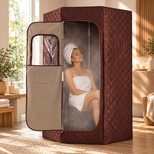 Hammam portable installé à la maison